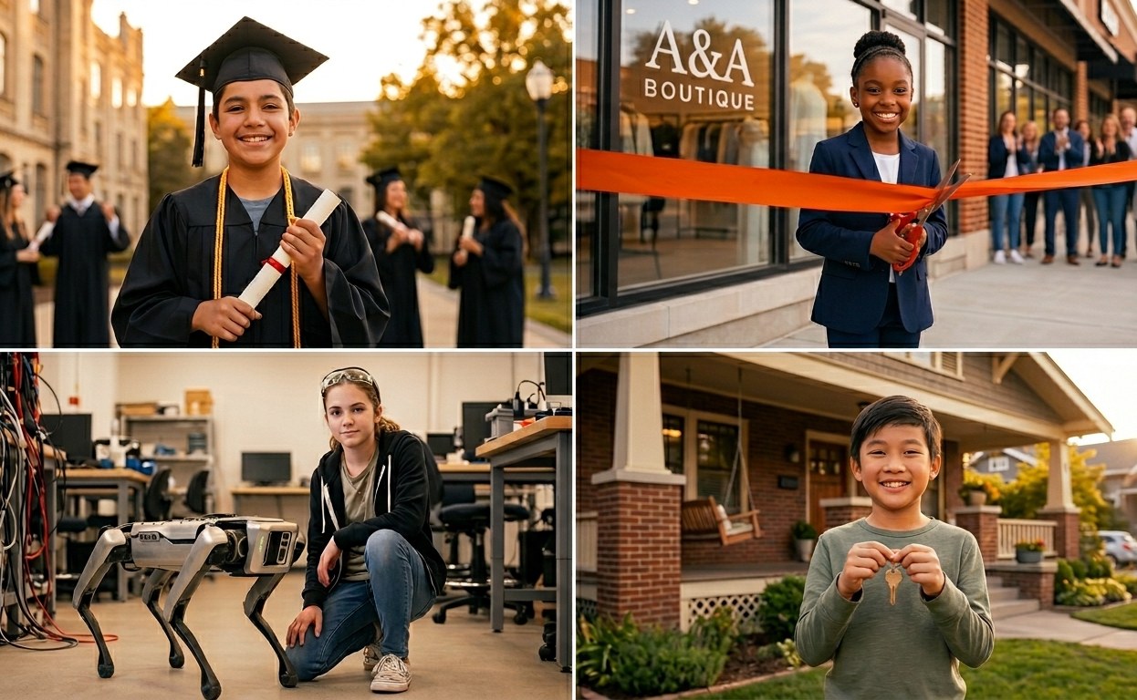 Children achieving their future goals